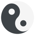 yin yang on platform EmojiOne