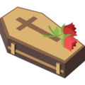 coffin on platform EmojiOne