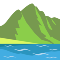 mountain on platform EmojiOne
