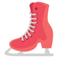 ice skate on platform EmojiOne