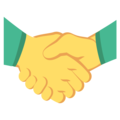 handshake on platform EmojiOne