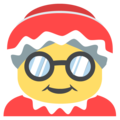 Mrs. Claus on platform EmojiOne