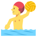 person playing water polo on platform EmojiOne
