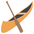 canoe on platform EmojiOne