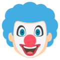 clown face on platform EmojiOne