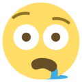 drooling face on platform EmojiOne