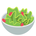 green salad on platform EmojiOne