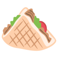 stuffed flatbread on platform EmojiOne