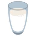 glass of milk on platform EmojiOne