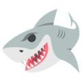 shark on platform EmojiOne