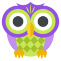 owl on platform EmojiOne