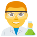 man scientist on platform EmojiOne