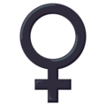 female sign on platform EmojiOne