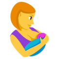 breast-feeding on platform EmojiOne