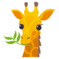 giraffe on platform EmojiOne