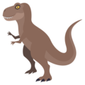 T-Rex on platform EmojiOne