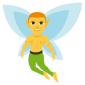 man fairy on platform EmojiOne