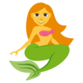 mermaid on platform EmojiOne