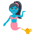 woman genie on platform EmojiOne