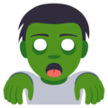 man zombie on platform EmojiOne