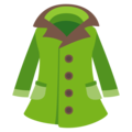 coat on platform EmojiOne