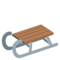 sled on platform EmojiOne