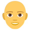 man: bald on platform EmojiOne