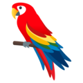 parrot on platform EmojiOne