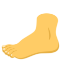 foot on platform EmojiOne