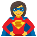 superhero on platform EmojiOne