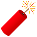 firecracker on platform EmojiOne