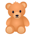teddy bear on platform EmojiOne