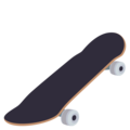 skateboard on platform EmojiOne