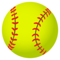 softball on platform EmojiOne