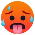 hot face on platform EmojiOne