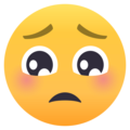 pleading face on platform EmojiOne