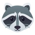 raccoon on platform EmojiOne