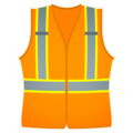 safety vest on platform EmojiOne