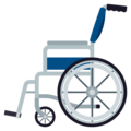 manual wheelchair on platform EmojiOne