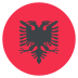 flag: Albania on platform EmojiTwo