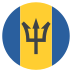 flag: Barbados on platform EmojiTwo