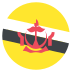 flag: Brunei on platform EmojiTwo