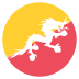 flag: Bhutan on platform EmojiTwo