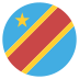 flag: Congo - Kinshasa on platform EmojiTwo