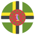 flag: Dominica on platform EmojiTwo