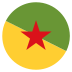 flag: French Guiana on platform EmojiTwo