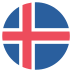 flag: Iceland on platform EmojiTwo