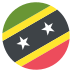 flag: St. Kitts & Nevis on platform EmojiTwo