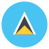 flag: St. Lucia on platform EmojiTwo