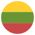 flag: Lithuania on platform EmojiTwo